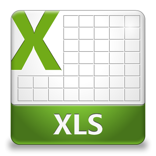 XLS File Icon 512x512 png