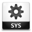 SYS File Icon 64x64 png