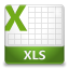 XLS File Icon 64x64 png