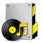 Folder Music Icon 64x64 png
