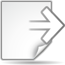 Actions Document Export Icon 128x128 png