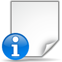 Actions Document Info KOffice Icon 128x128 png