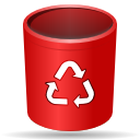 Actions Empty Trash Icon 128x128 png