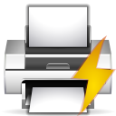 Actions File Quick Print Icon 128x128 png
