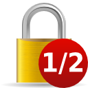 Actions Half Encrypted Icon 128x128 png