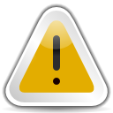 Actions MessageBox Warning Icon 128x128 png