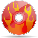 Actions Tools Media Optical Burn Icon