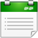 Actions View Calendar List Icon