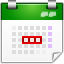 Actions View Calendar Upcoming Days Icon