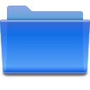 Filesystems Folder Blue Icon 128x128 png