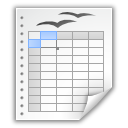 Mimetypes Application Vnd.stardivision.calc Icon 128x128 png