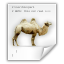 Mimetypes Application X Perl Icon