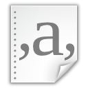 Mimetypes Text CSV Icon 128x128 png