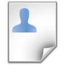 Mimetypes vCard Icon 128x128 png