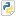 Mimetypes Text X Python Icon 16x16 png