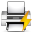Actions File Quick Print Icon 32x32 png