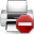 Actions KDEPrint Stop Printer Icon 32x32 png