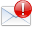 Actions Mail Mark Important Icon 32x32 png