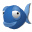 Apps Bluefish Icon 32x32 png