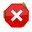 Apps KMix Docked Error Icon 32x32 png