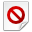 Filesystems File Broken Icon 32x32 png