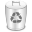 Filesystems Trash Can Empty Alt Icon 32x32 png