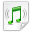 Mimetypes Audio X Flac Icon 32x32 png