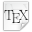 Mimetypes Text X TEX Icon 32x32 png