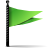 Actions Flag Green Icon 48x48 png