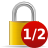 Actions Half Encrypted Icon 48x48 png