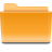 Filesystems Folder Orange Icon 48x48 png