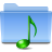 Filesystems Folder Sound Icon 48x48 png