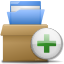 Actions Archive Insert Directory Icon 64x64 png