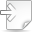 Actions Document Import Icon 64x64 png