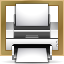 Actions Document Print Frame Icon 64x64 png