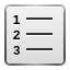 Actions Format List Ordered Icon 64x64 png