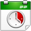 Actions View Calendar Time Spent Icon 64x64 png