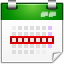 Actions View Calendar Week Icon 64x64 png