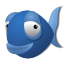 Apps Bluefish Icon 64x64 png