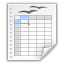 Mimetypes Application Vnd.stardivision.calc Icon 64x64 png