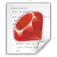 Mimetypes Application X Ruby Icon 64x64 png