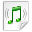 Mimetypes Audio X Flac Icon 64x64 png