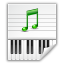 Mimetypes MIDI Icon 64x64 png