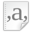 Mimetypes Text CSV Icon 64x64 png