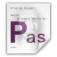 Mimetypes Text X Pascal Icon 64x64 png