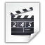 Mimetypes Video X Flic Icon 64x64 png