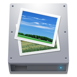 HDD Pictures Icon 256x256 png