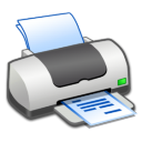 Printer Text Icon 128x128 png