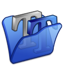 Folder Blue Font 2 Icon