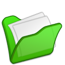 Folder Green My Documents Icon 128x128 png